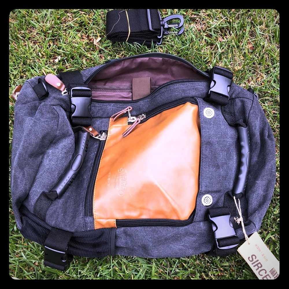Convertible Backpack Messenger Bag